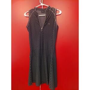 Casall Sport Dress, Black with Polka Dots, Extra Small